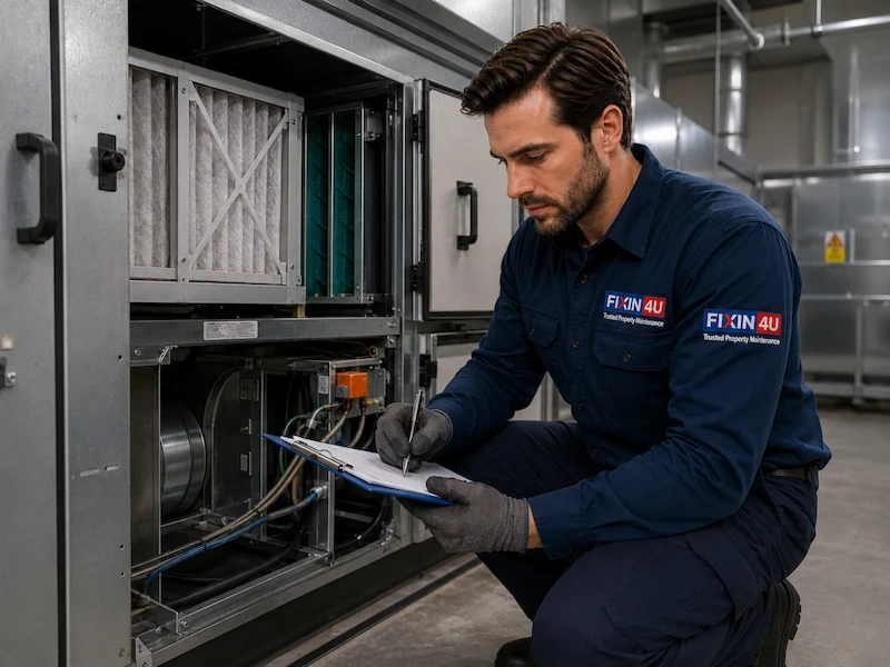 Fixin4u AHU servicing and planned maintenance service in London